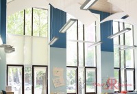 Рулонные жалюзи системы УНИ2 на больших панорамных окнах