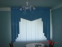 Мультифактурные жалюзи в квартире на кухне