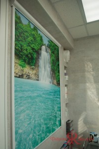 Фотожалюзи в салоне красоты
